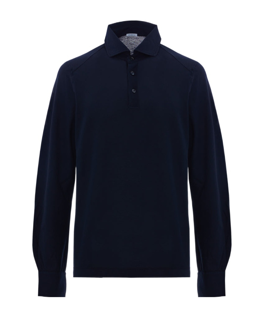Malo Long-sleeved Polo Shirt