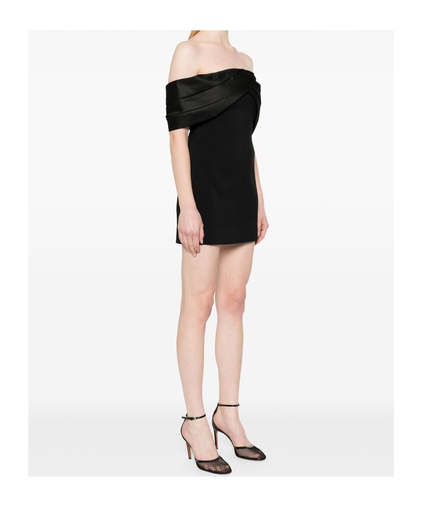 Shop Anine Bing Fleur Mini Dress In Black