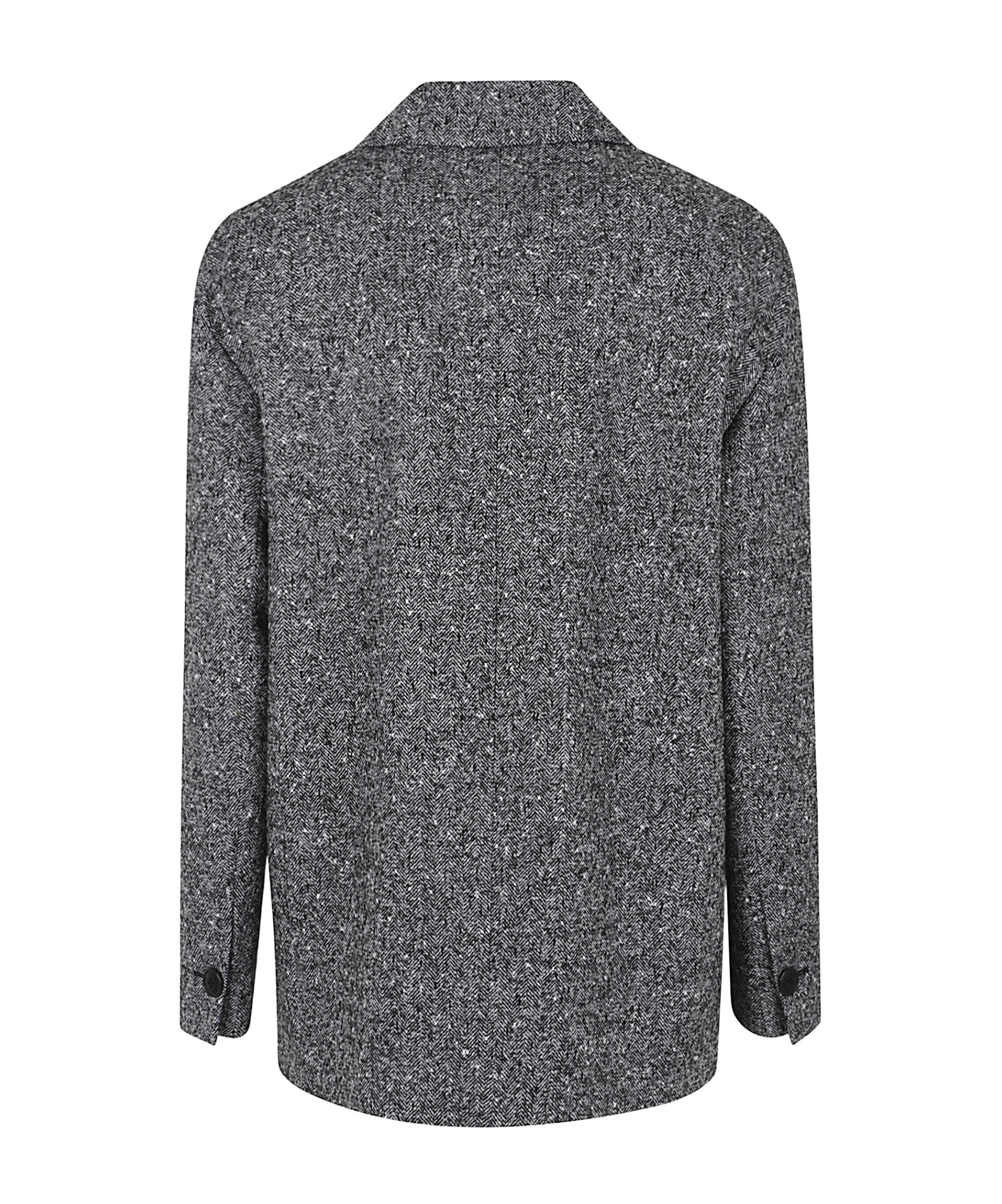 Ermanno Scervino Herringbone-pattern Blazer In Gray