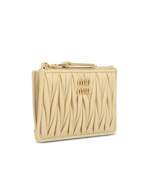 MIU MIU ZIPPER CARD BAG