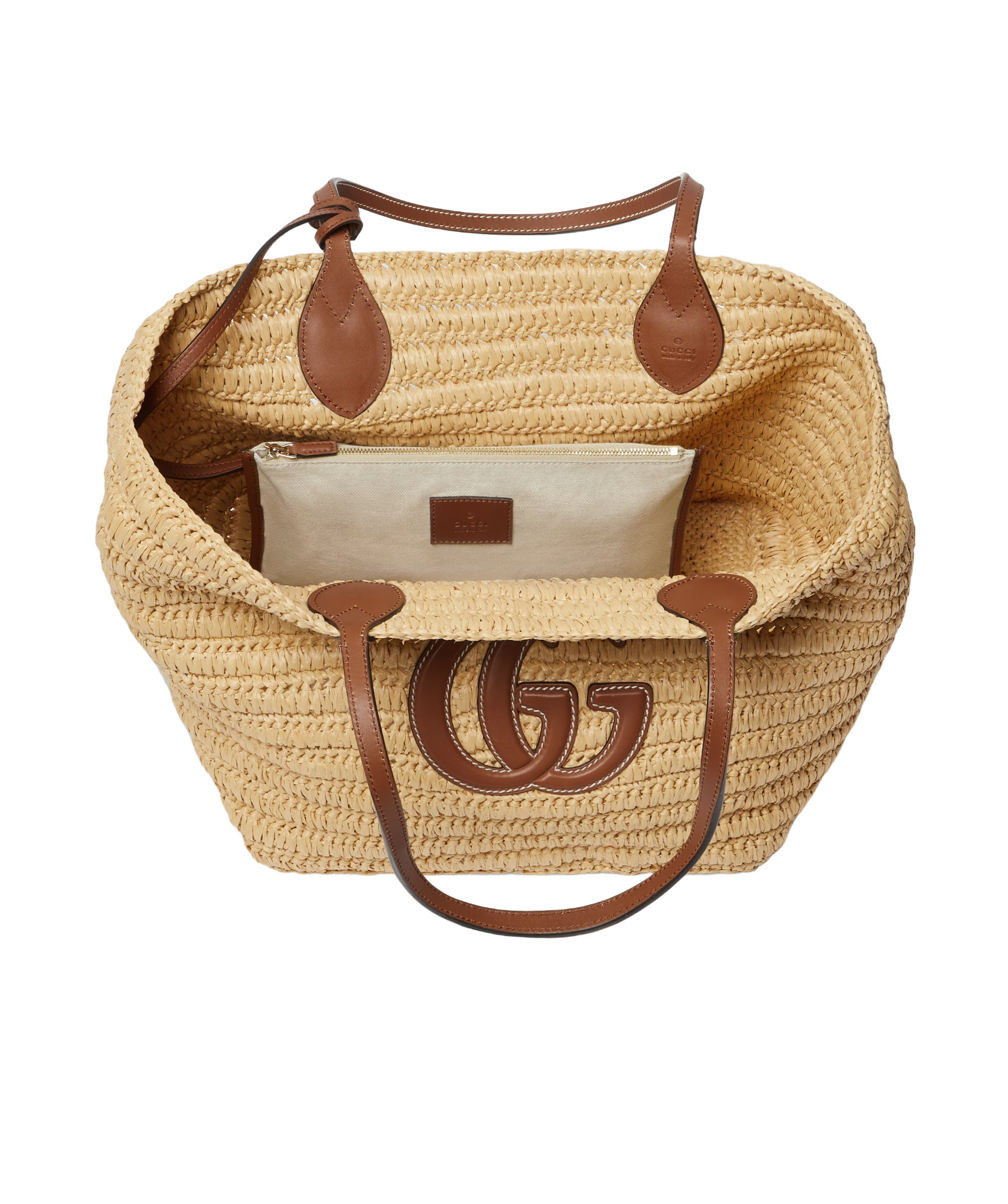 Gucci Woven Medium Tote Bag