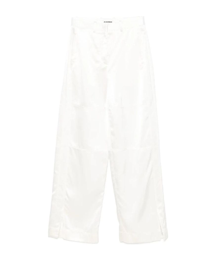 Jil Sander Cargo Trousers In White