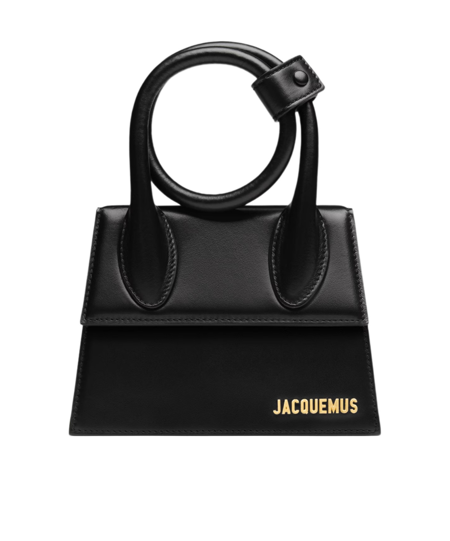 Jacquemus Mini Chiquito Knot-handle Tote Bag In Black