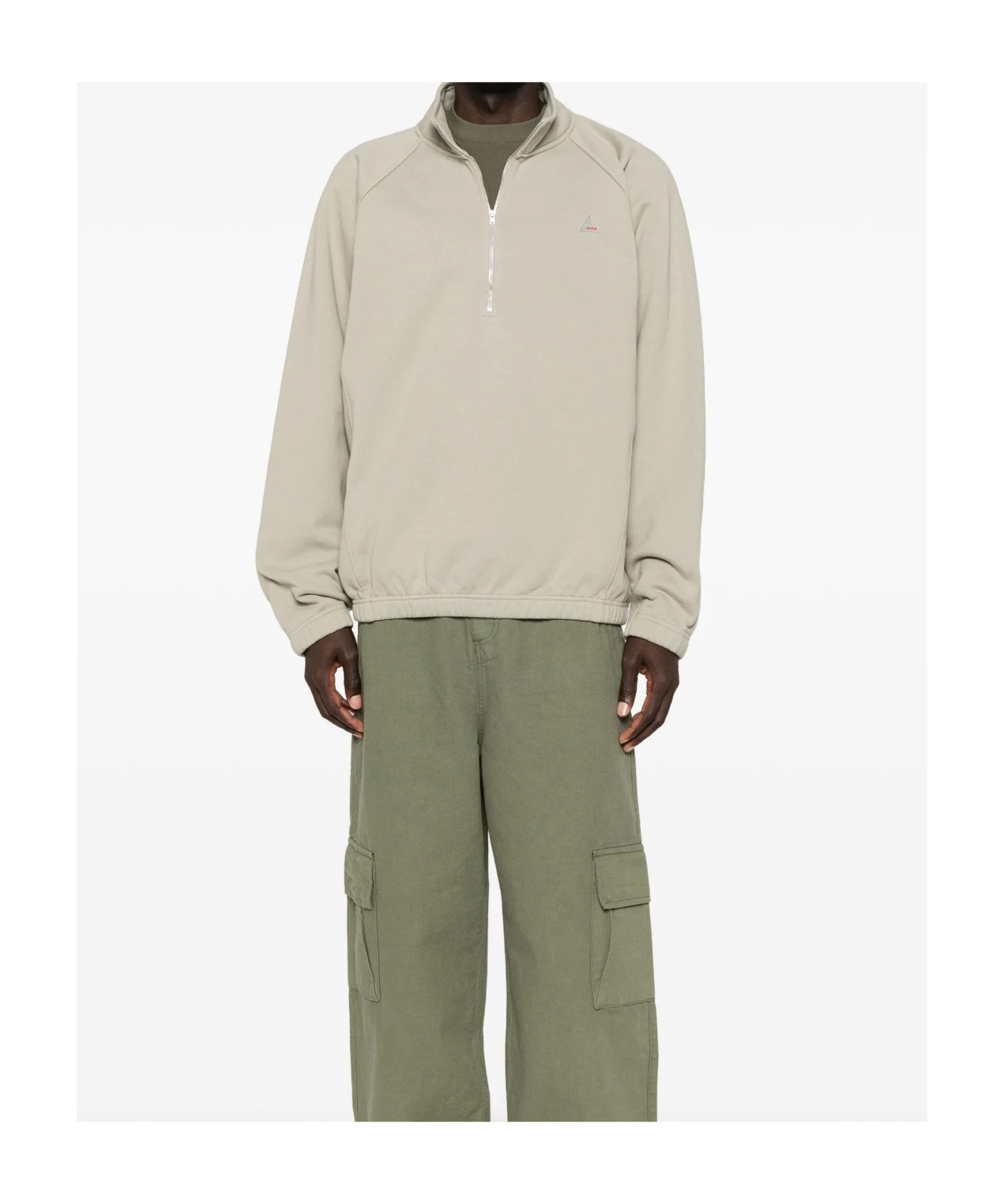 Roa Half-zip Embroidered Sweatshirt