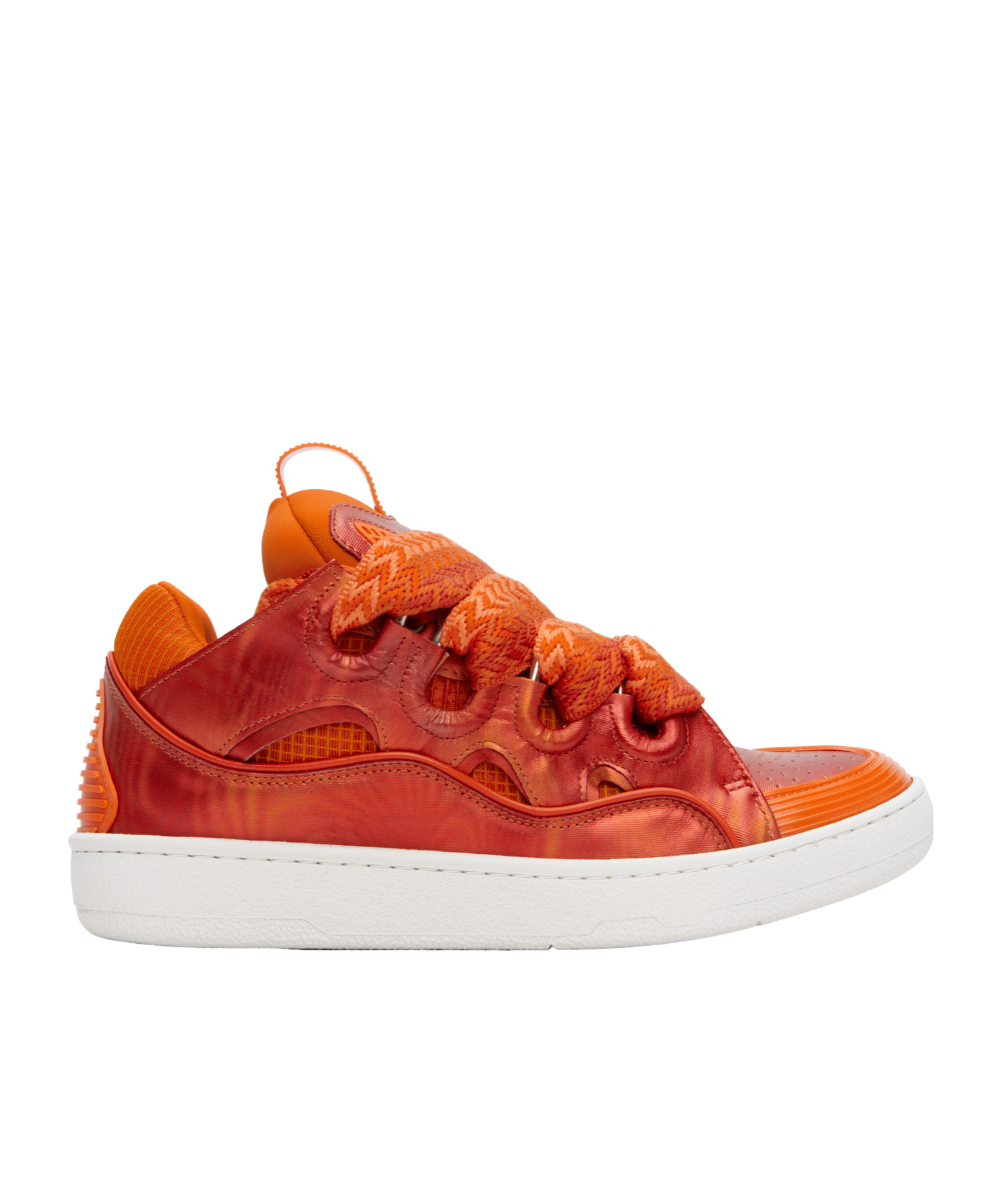 Lanvin Curb Sneakers In Red