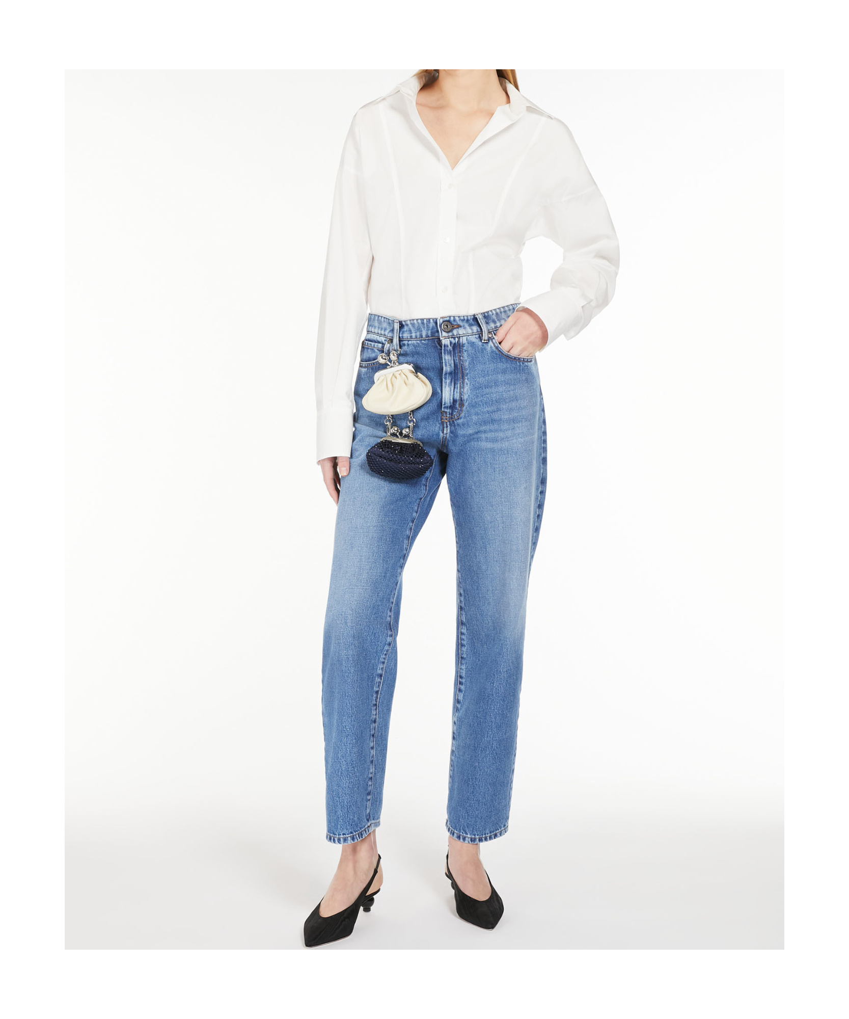 Weekend Max Mara Belt-loop Jeans In Blue