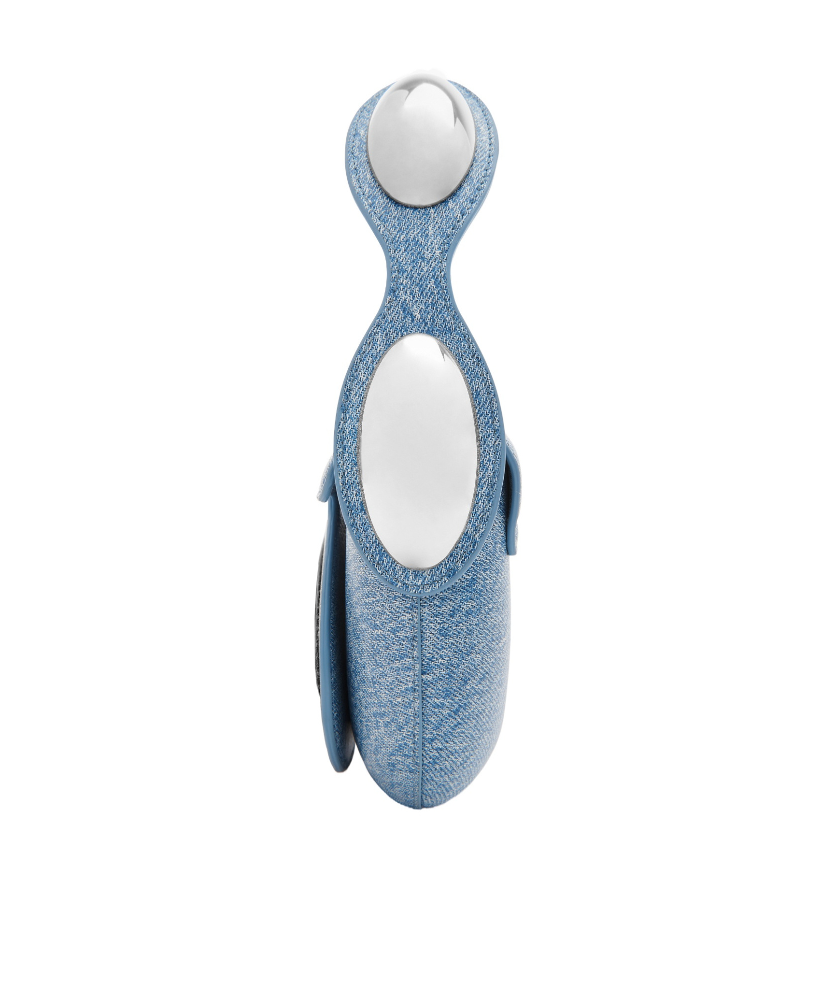 Alexander Wang Dome Leather Mini Bag In Blue