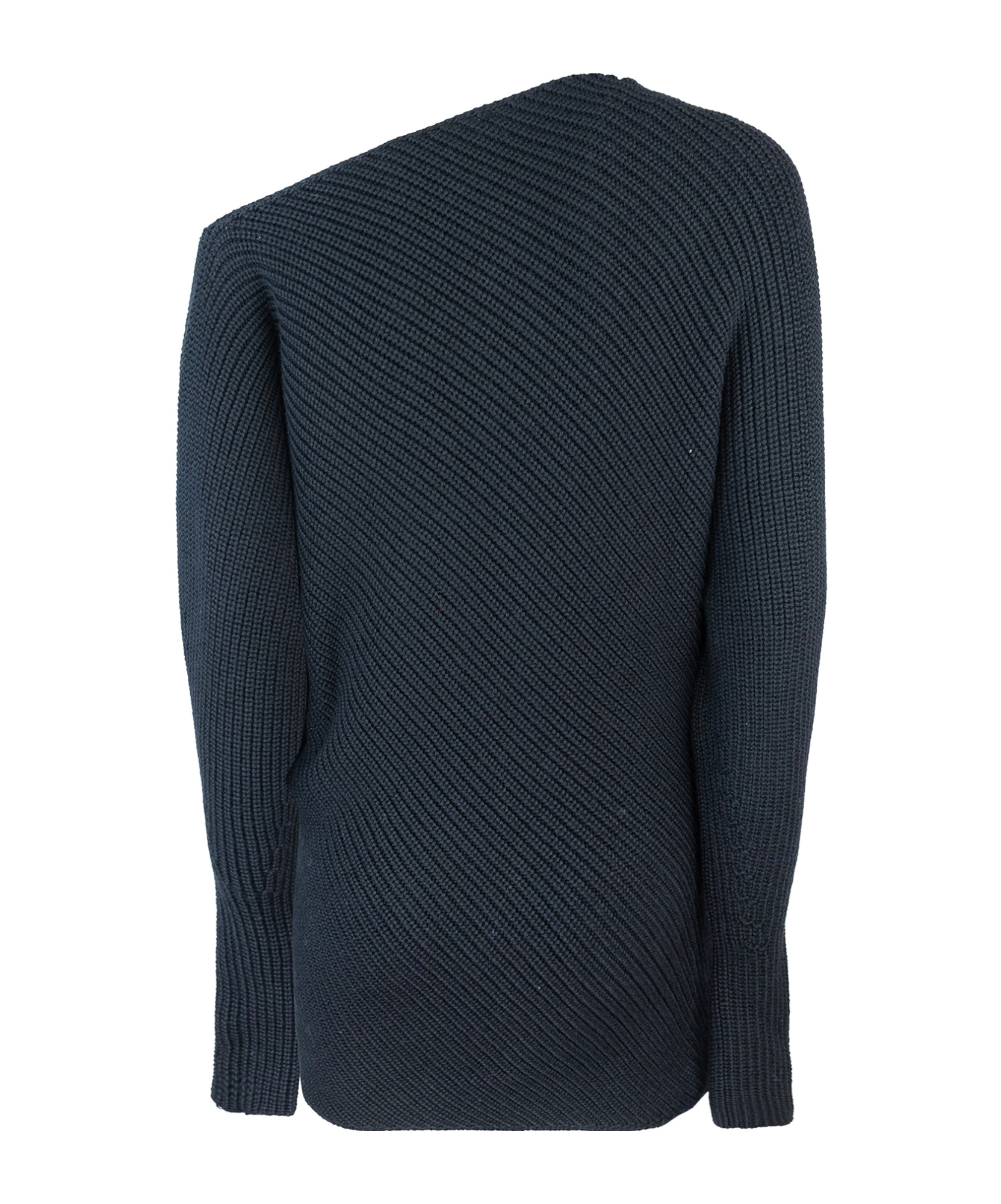 Shop Philosophy Di Lorenzo Serafini Round-neck Chunky-knit Jumper In Black