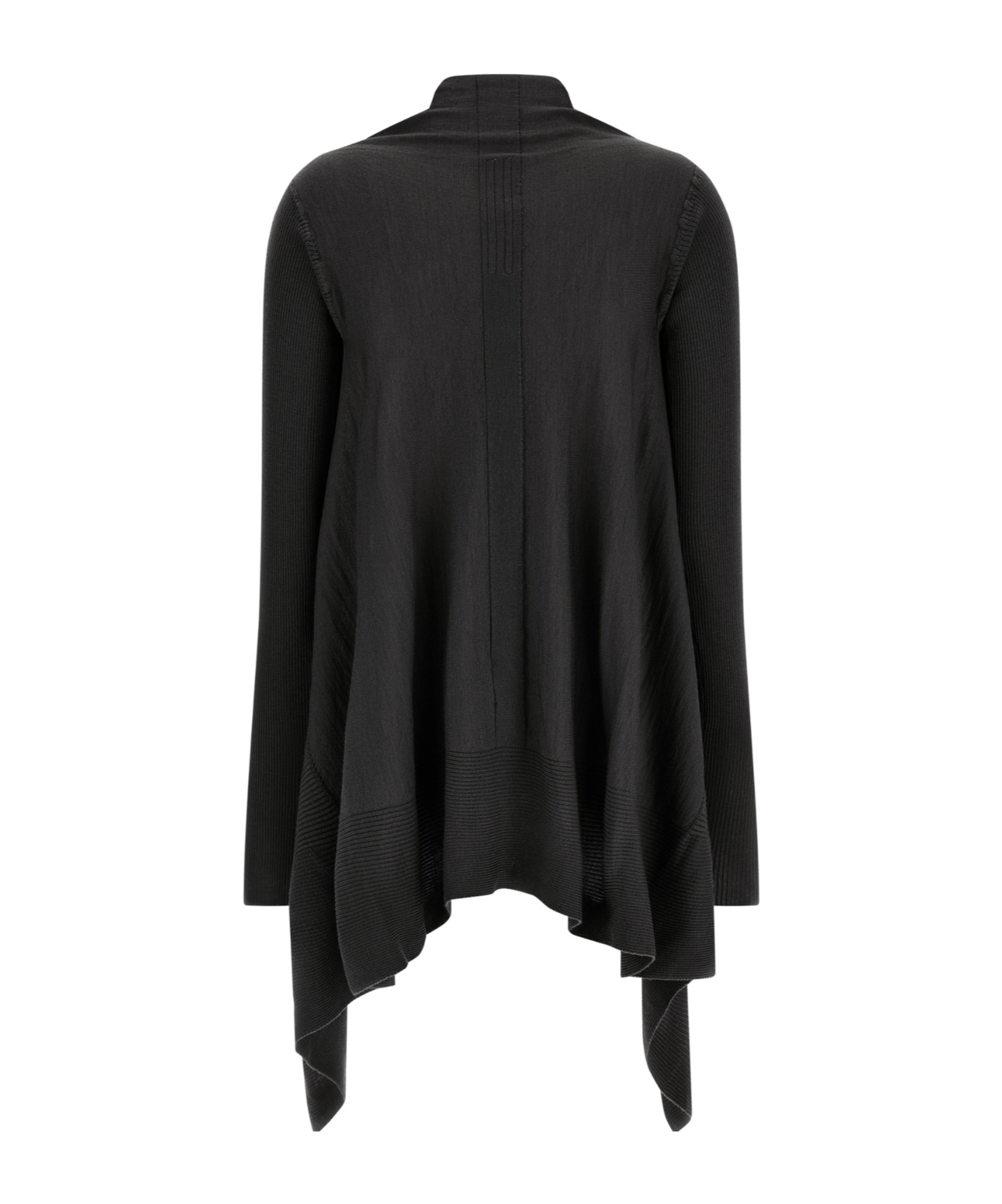 Rick Owens Long-sleeved Cardigan In Black