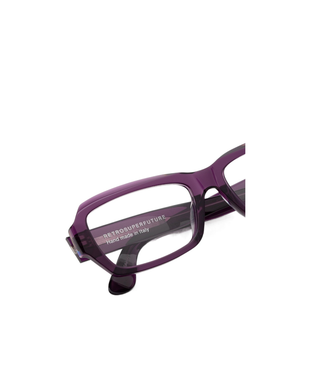 Retrosuperfuture Geometric Frame Plain Mirror In Black