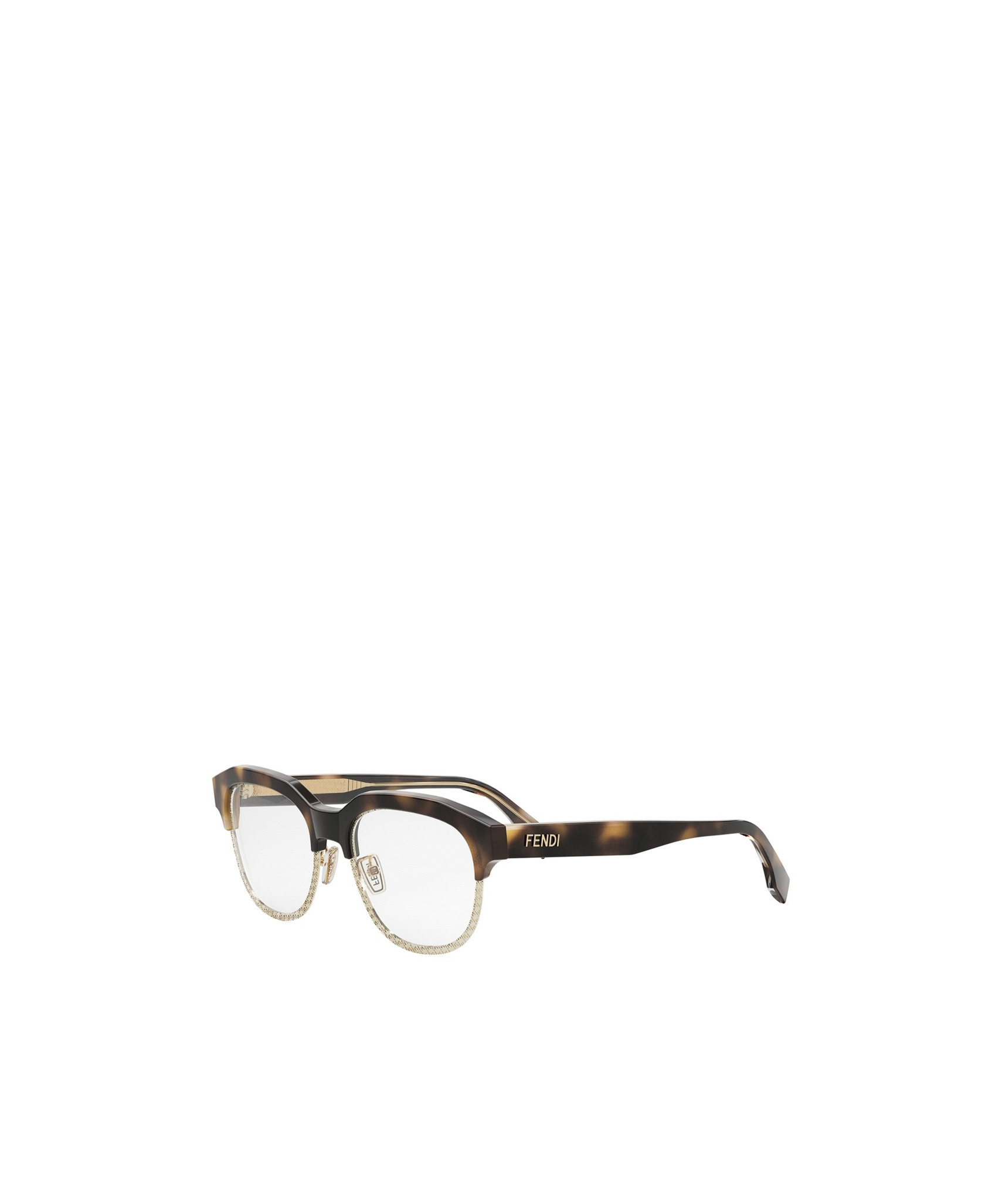Fendi Geometrically Framed Flat Mirror In Multicolor