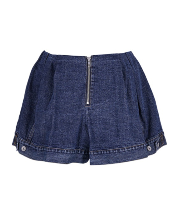 SACAI MID-RISE DENIM SKORT