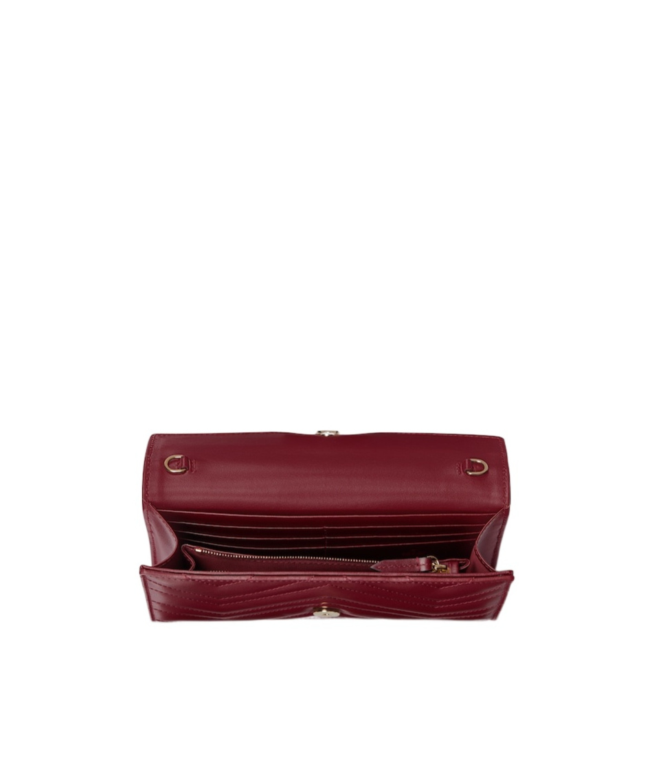 Gucci Gg Marmont Wallet On Chain In Burgundy