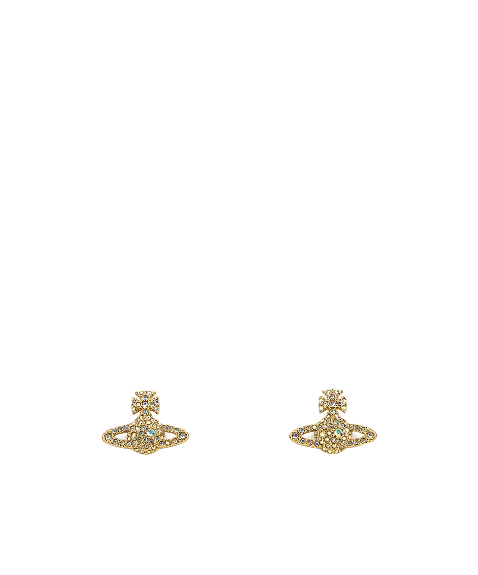 Vivienne Westwood Embellished Earrings In Yellow