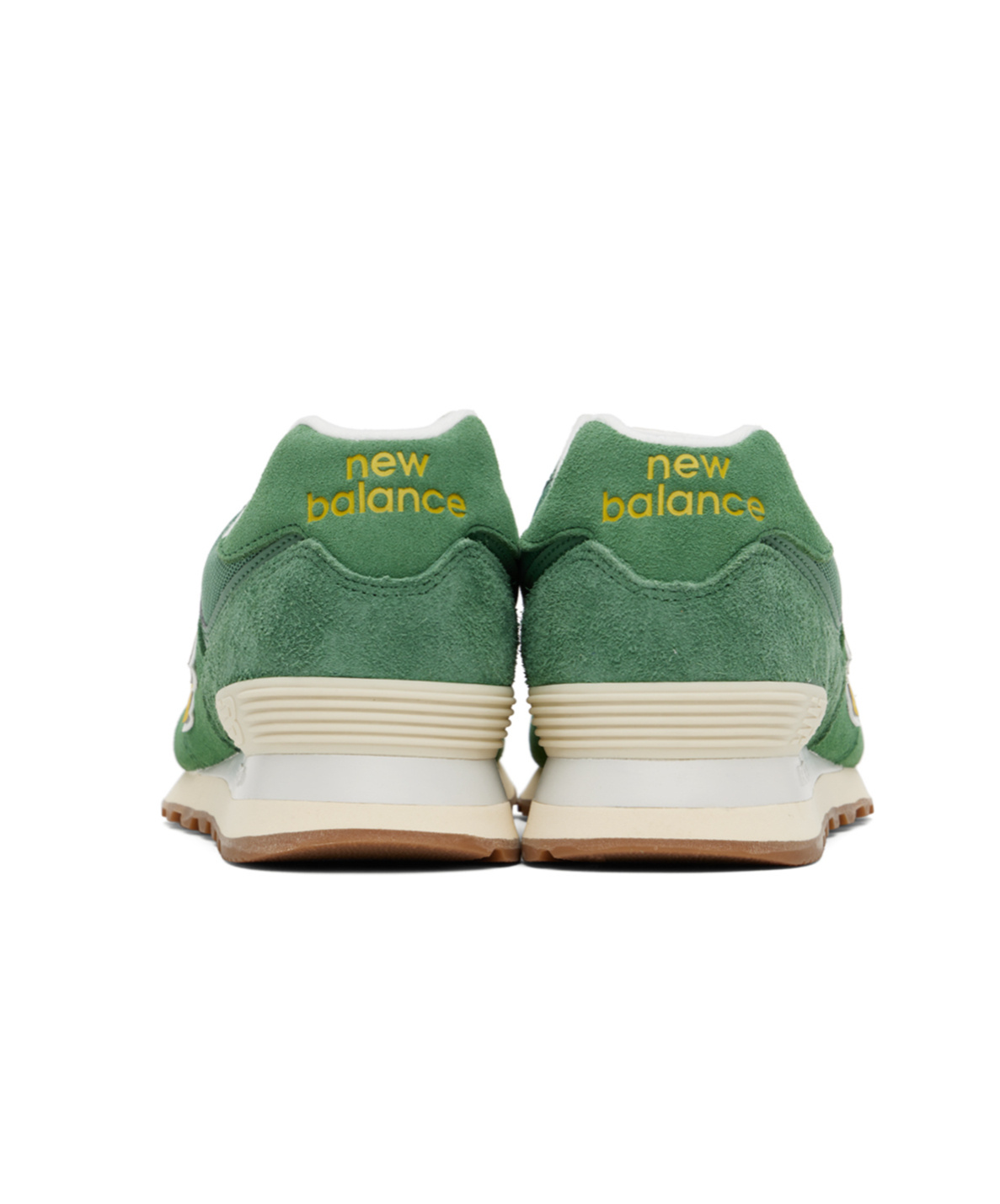New Balance Round-head Sneakers In Green