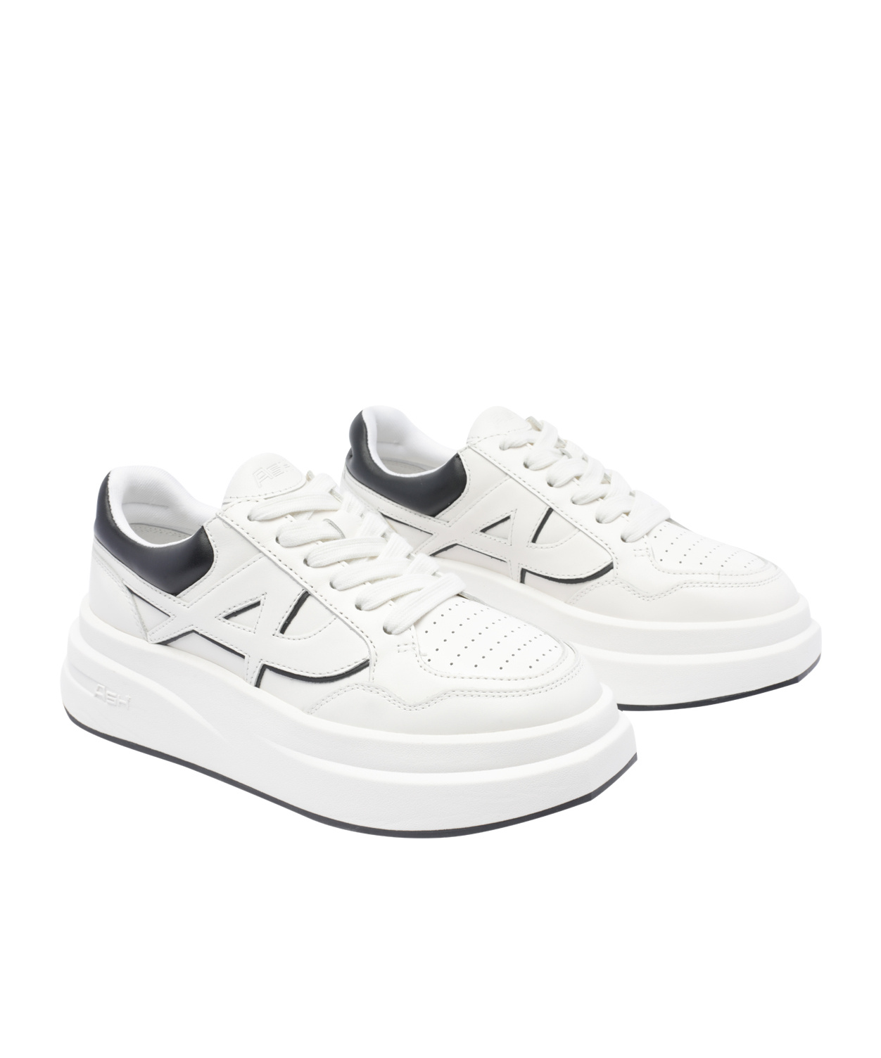 Ash Lace-up Low-cut Casual Shoes In White