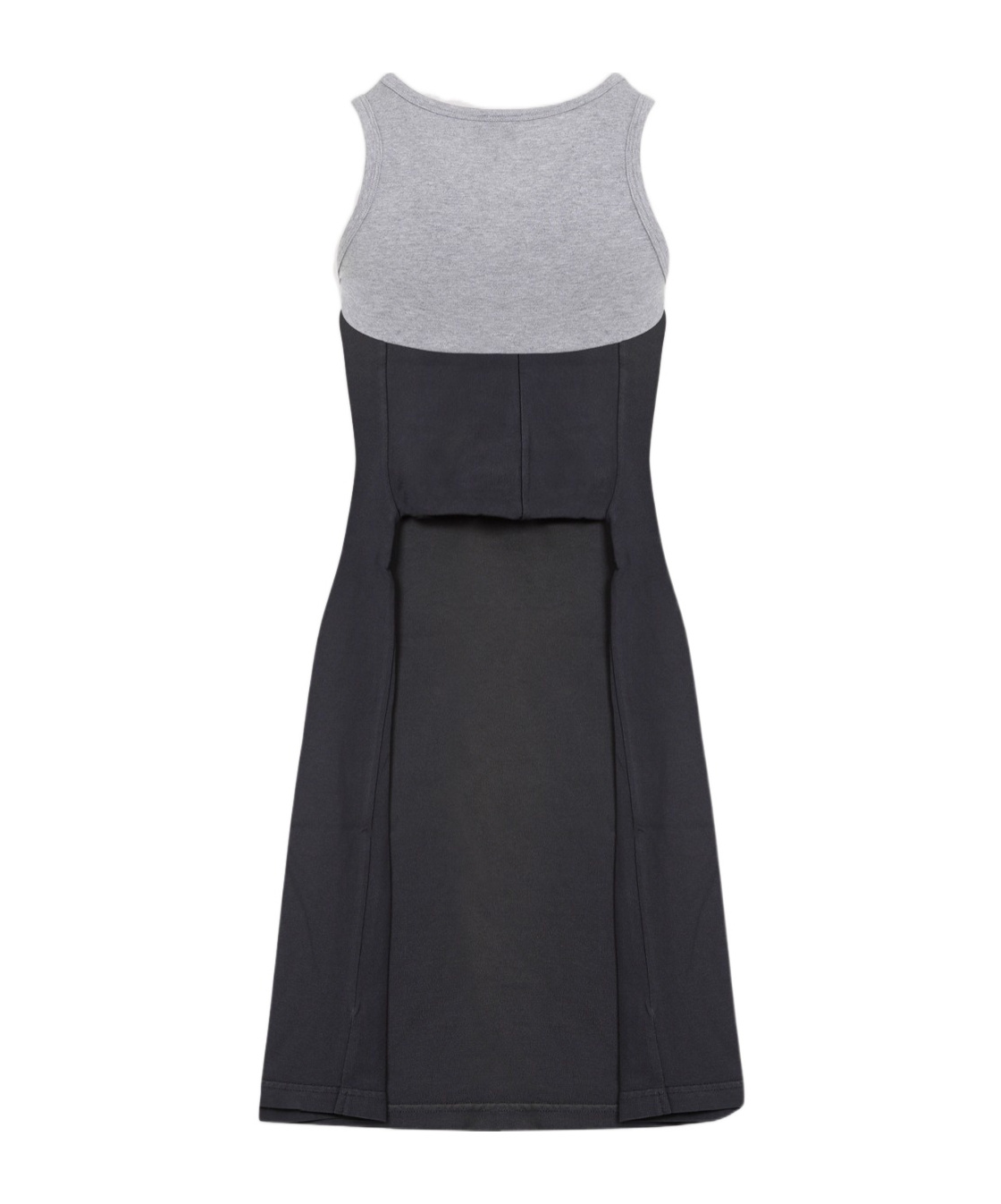 Balenciaga Logo-embroidered Layered Tank Top In Black