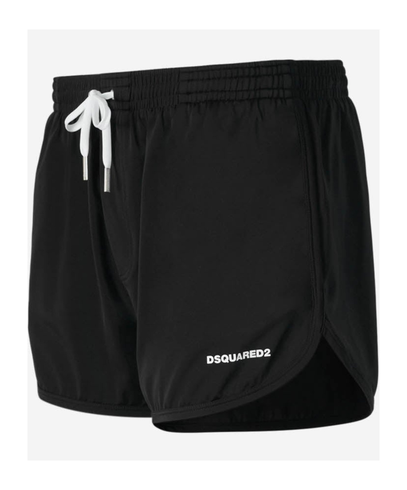 DSQUARED2 DSQUARED2 LOGO PRINTED DRAWSTRING SWIM SHORTS