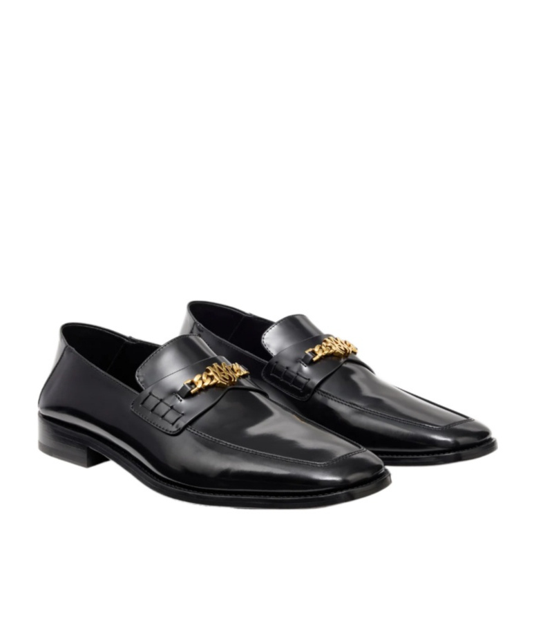 Amiri Purse-on Loafer With Chain Detail In Black