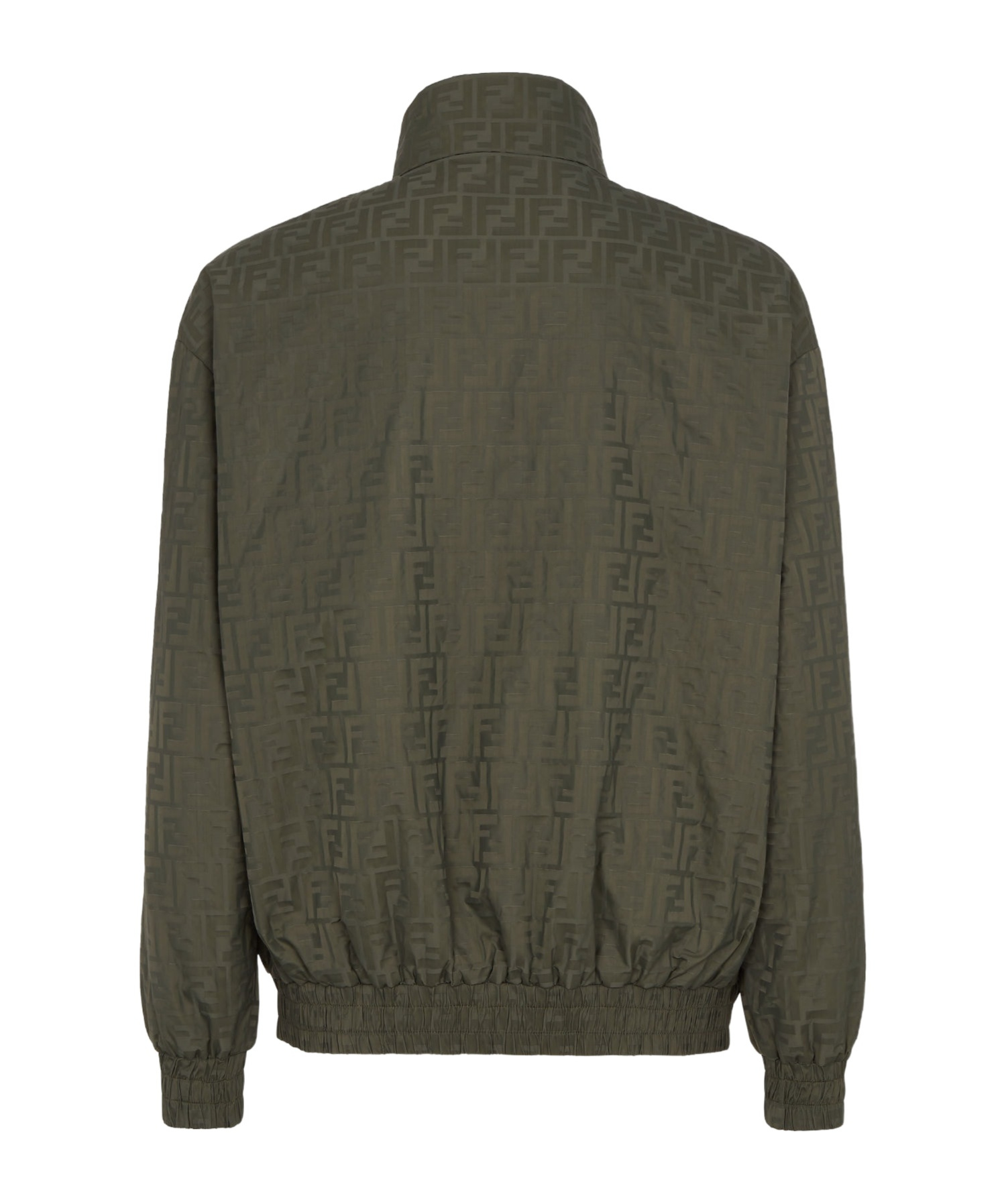 Fendi Long-sleeved Pilot Jacket In Green