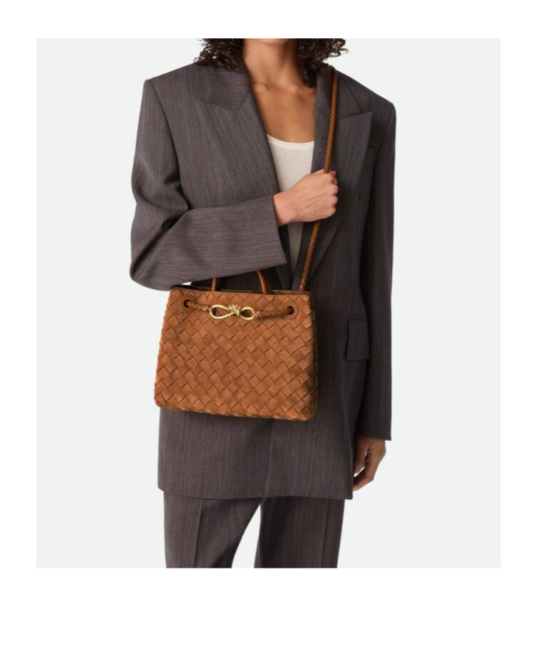 Bottega Veneta Small Andiamo In Orange