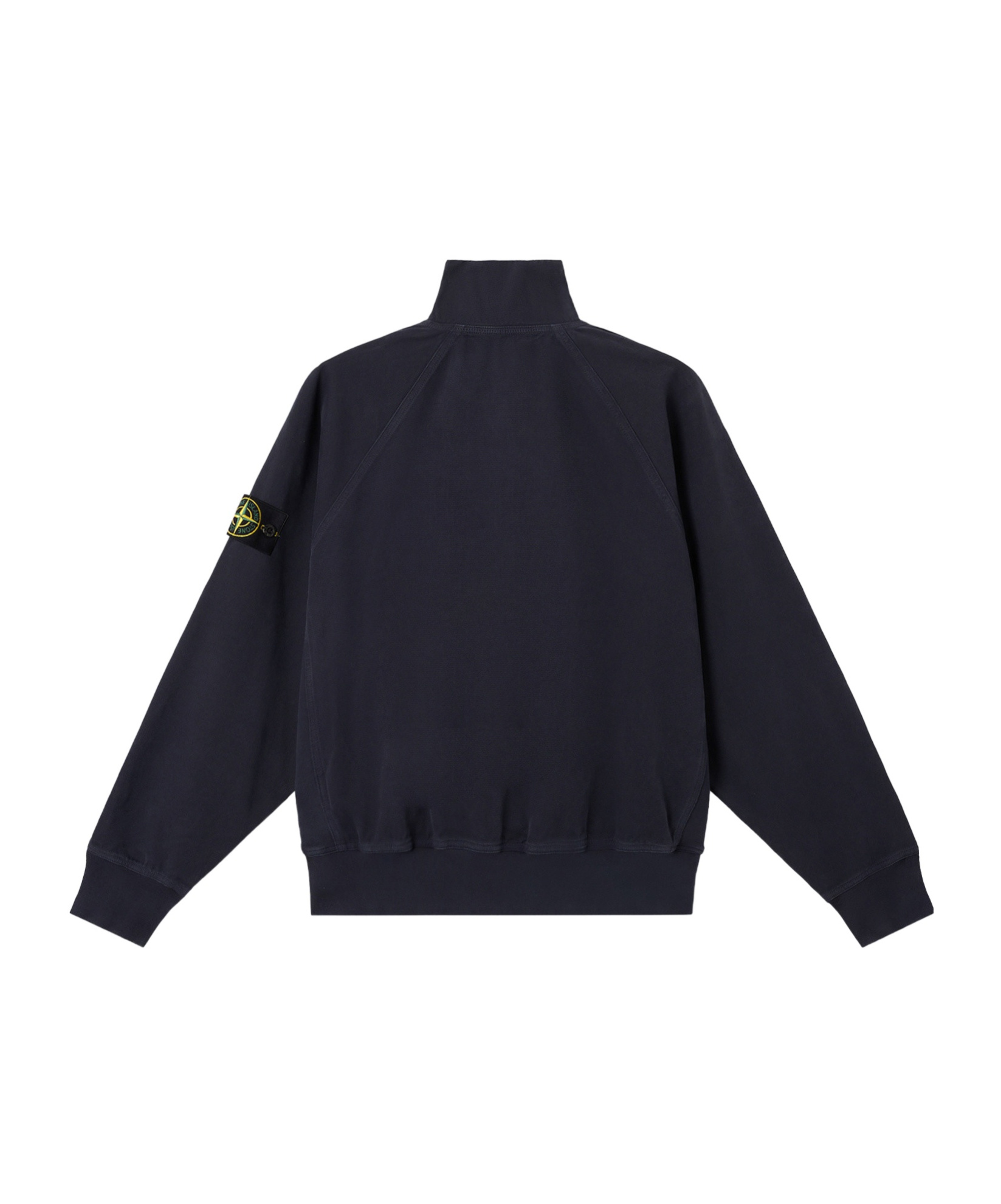Stone Island Oversized-fit Track Jacket With Zip Pockets In Blue