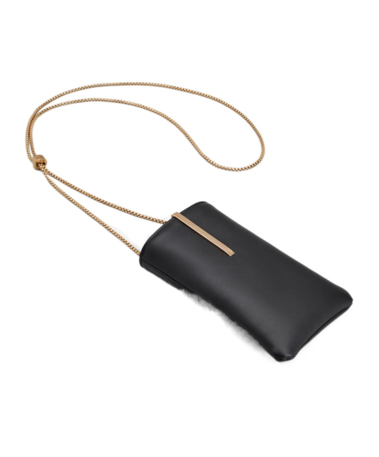 Tod's Medium Mobile Phone Bag In Black