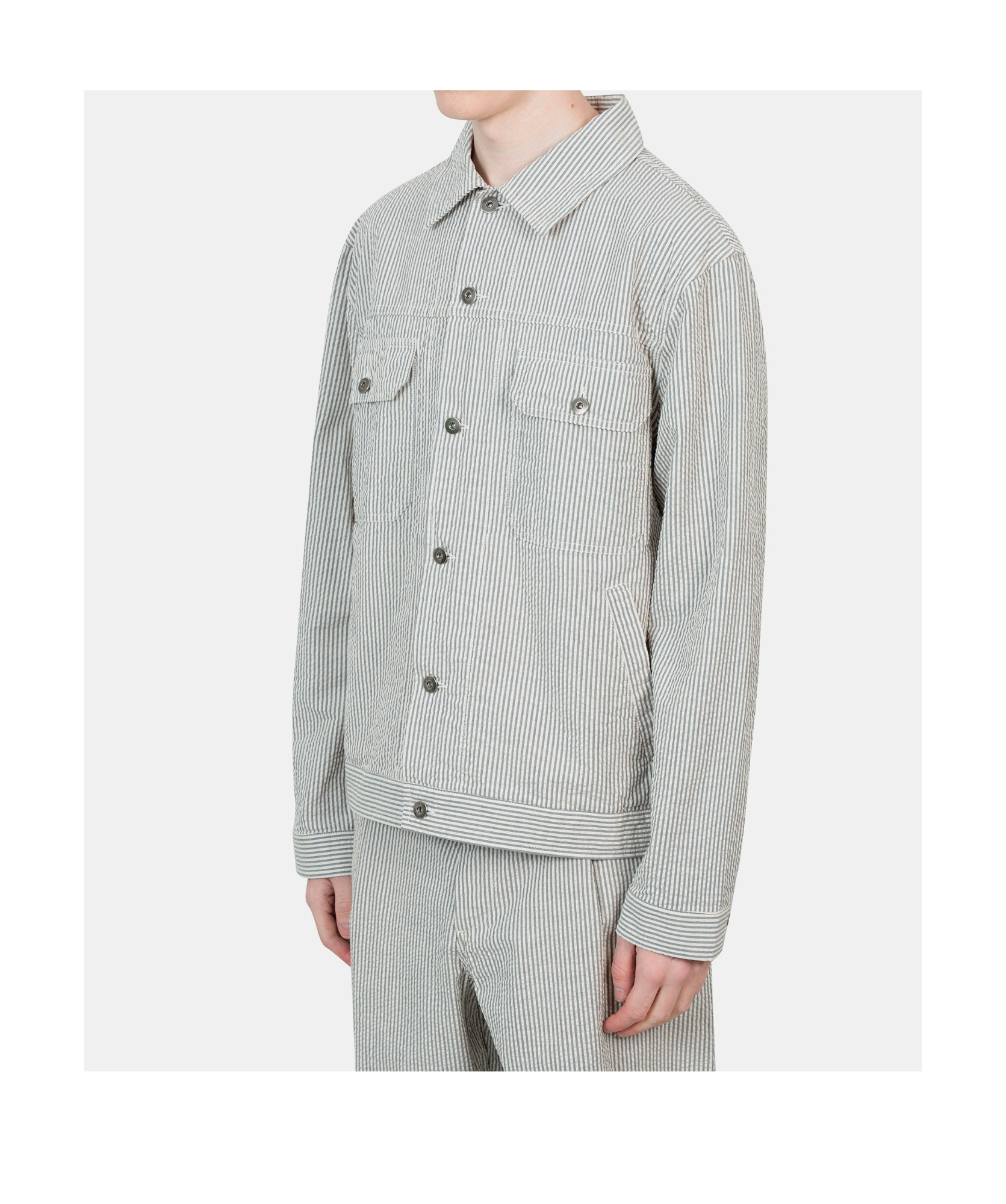 Universal Works Lapel Long Sleeve Casual Jacket
