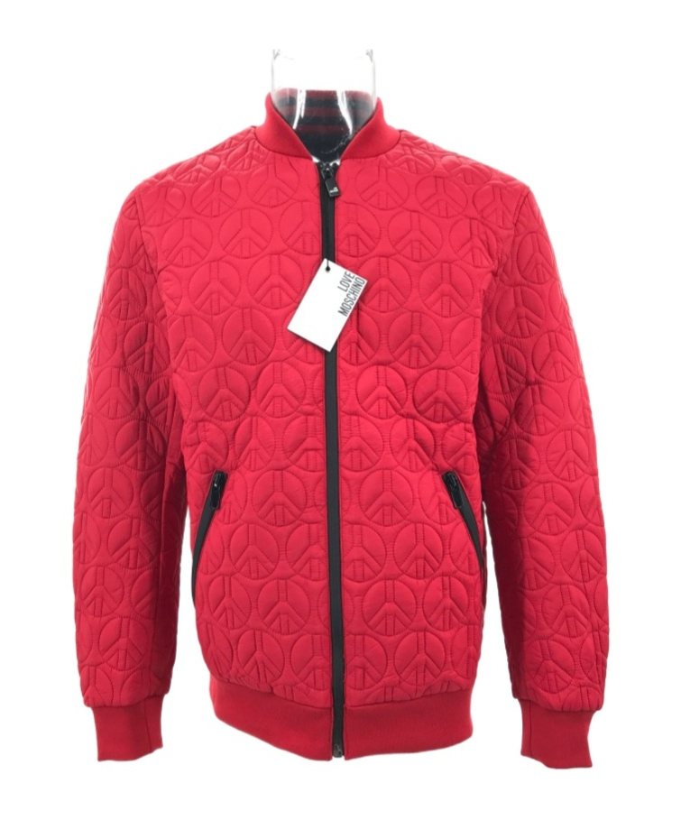 MOSCHINO LONG-SLEEVED ZIPPER CASUAL JACKET