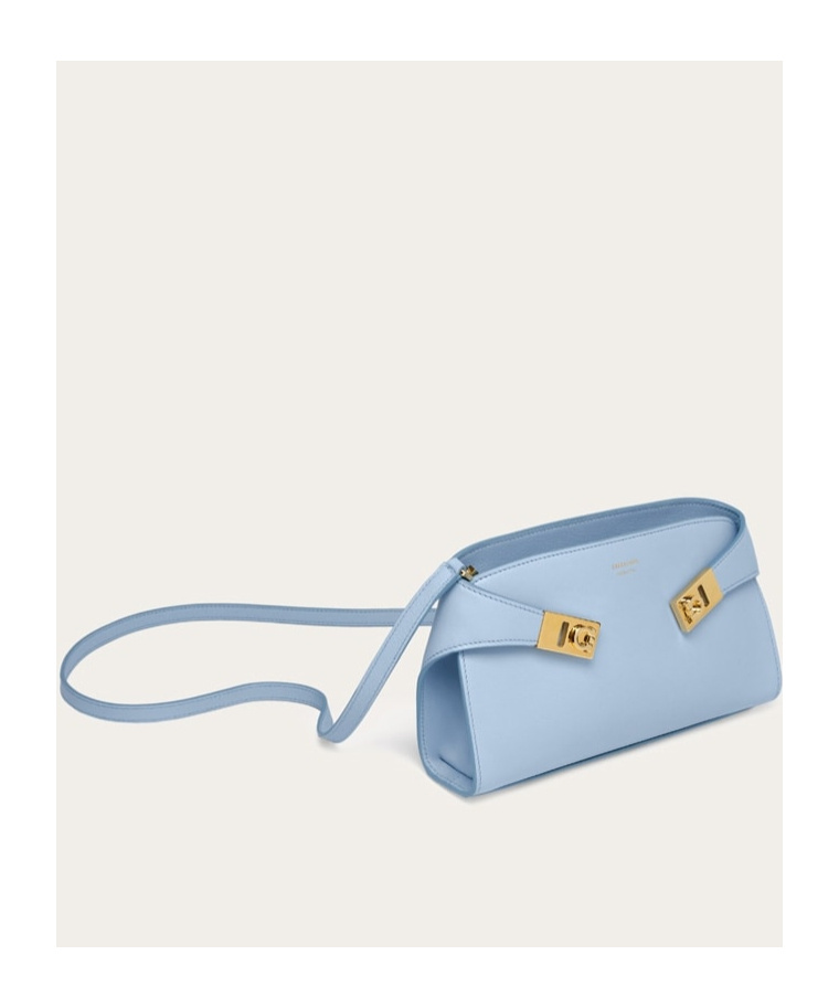 Ferragamo Mini Hug Cross Body Bag In Blue