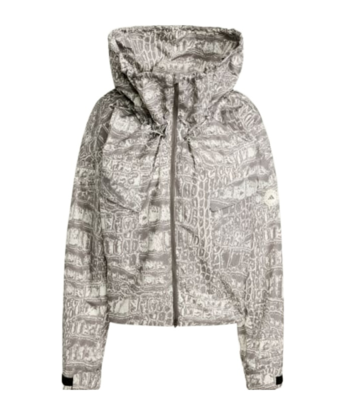 Adidas By Stella Mccartney Item Jacket Printed In Gray