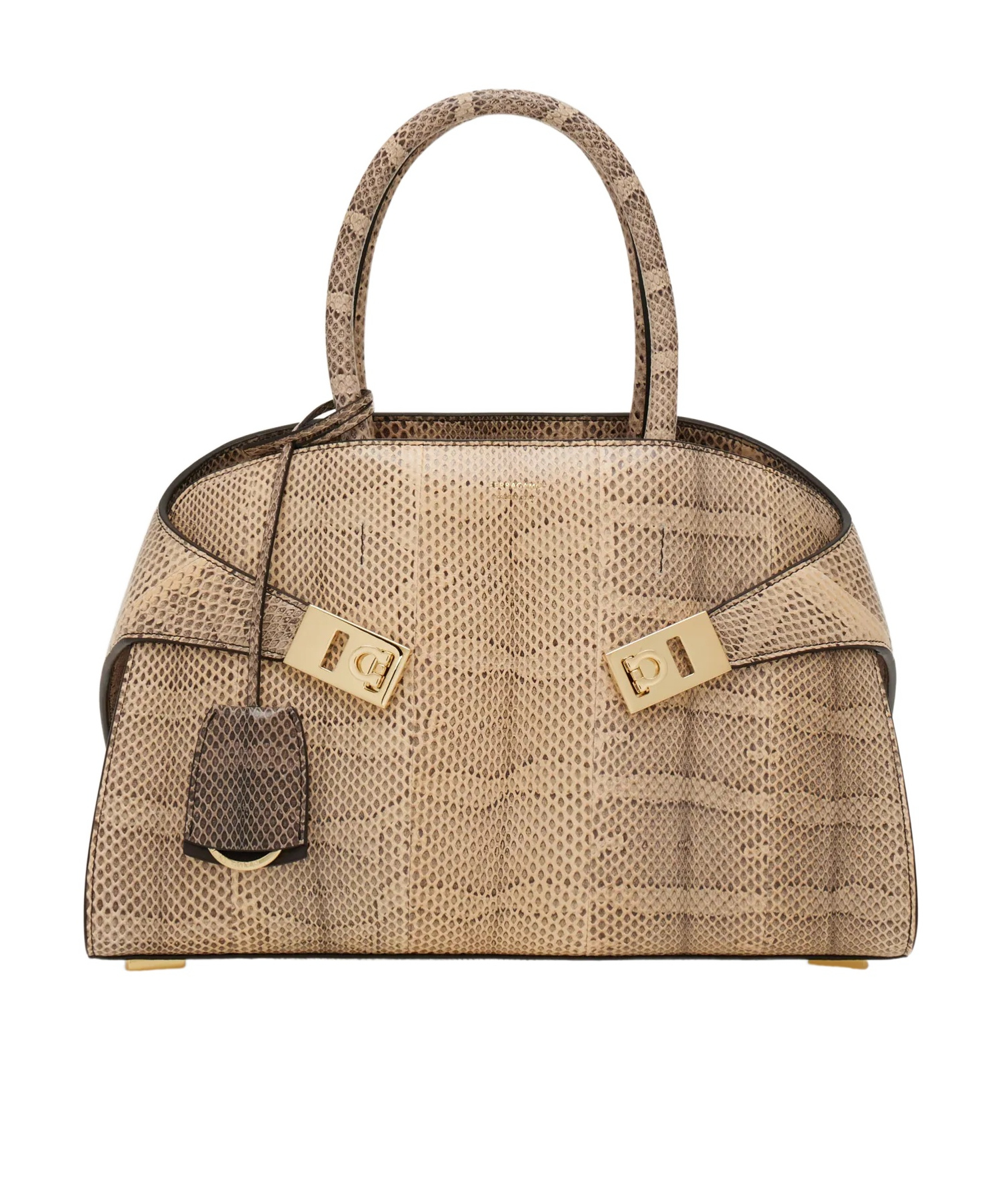 Ferragamo Hug Handbag In Brown