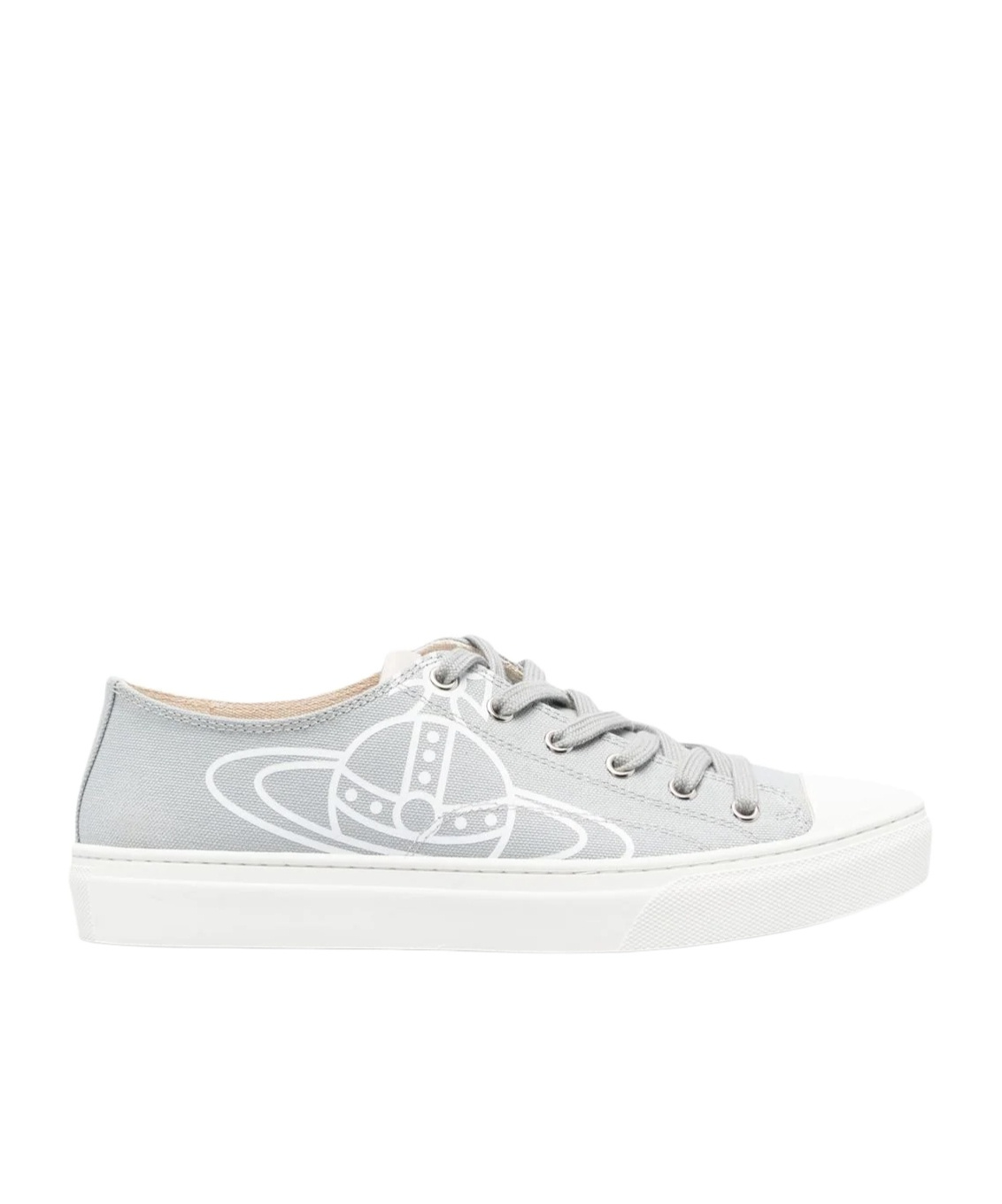 Vivienne Westwood Laced Canvas Shoes In Gray