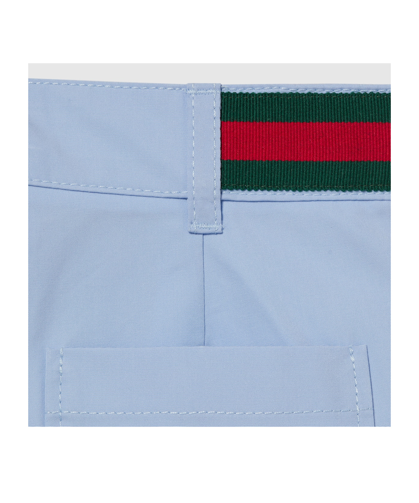 Gucci Belt-loop Shorts In Blue