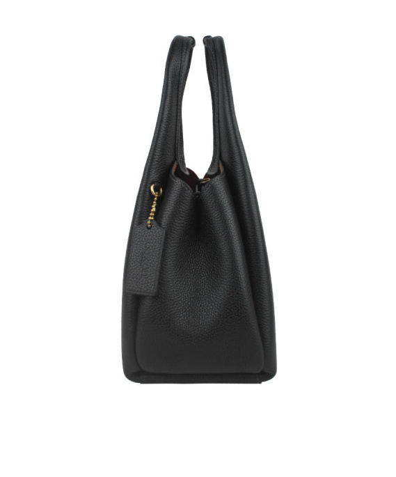 Coach Lana 25 Leather Crossbody Bag In Black