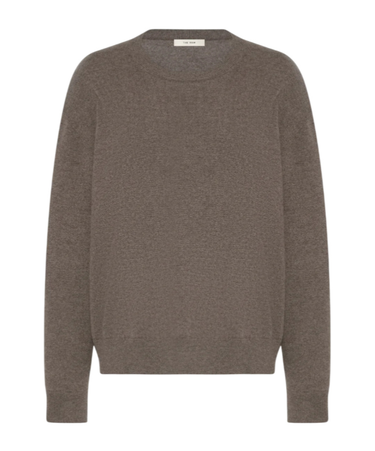 The Row Misael Cashmere Sweater In Gray