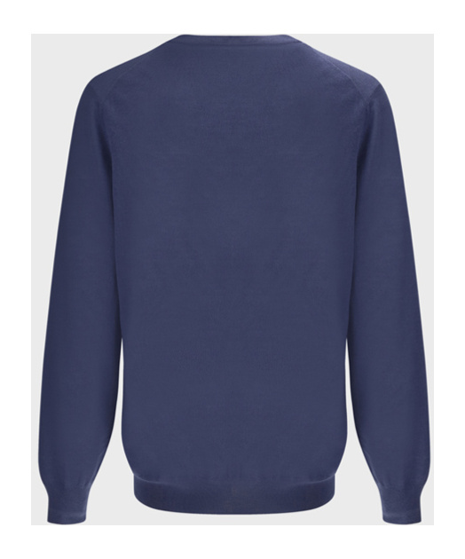 Brunello Cucinelli Crewneck Knitted Jumper In Blue