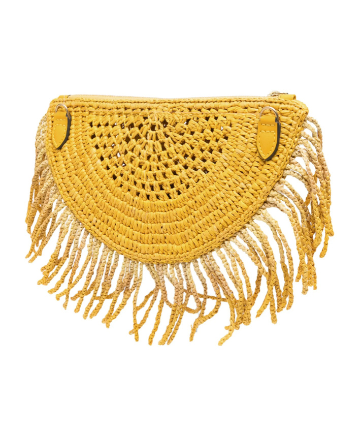 Anya Hindmarch Half Moon Clutch Bag
