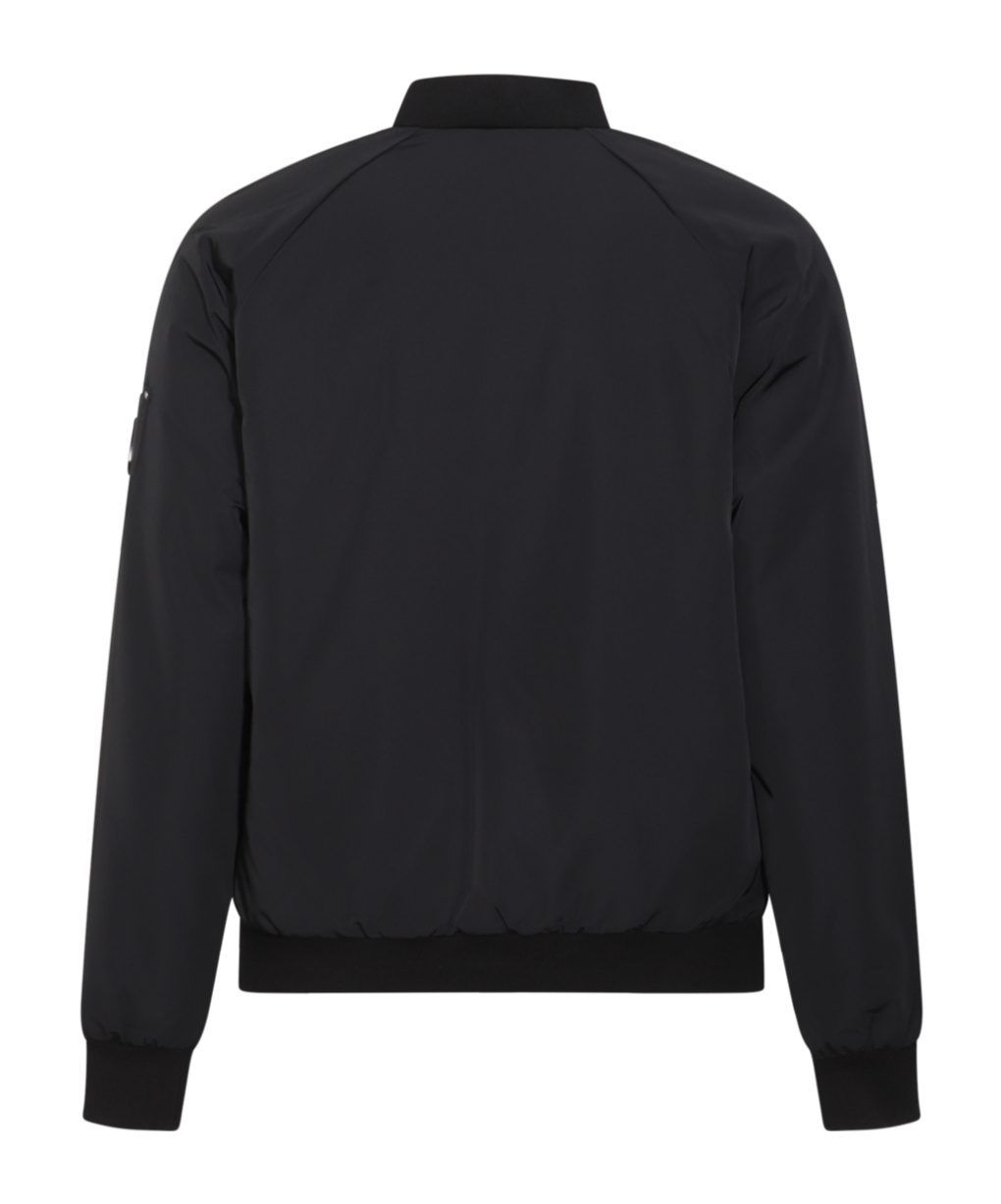 Moose Knuckles Black Bunny Bomber In Black