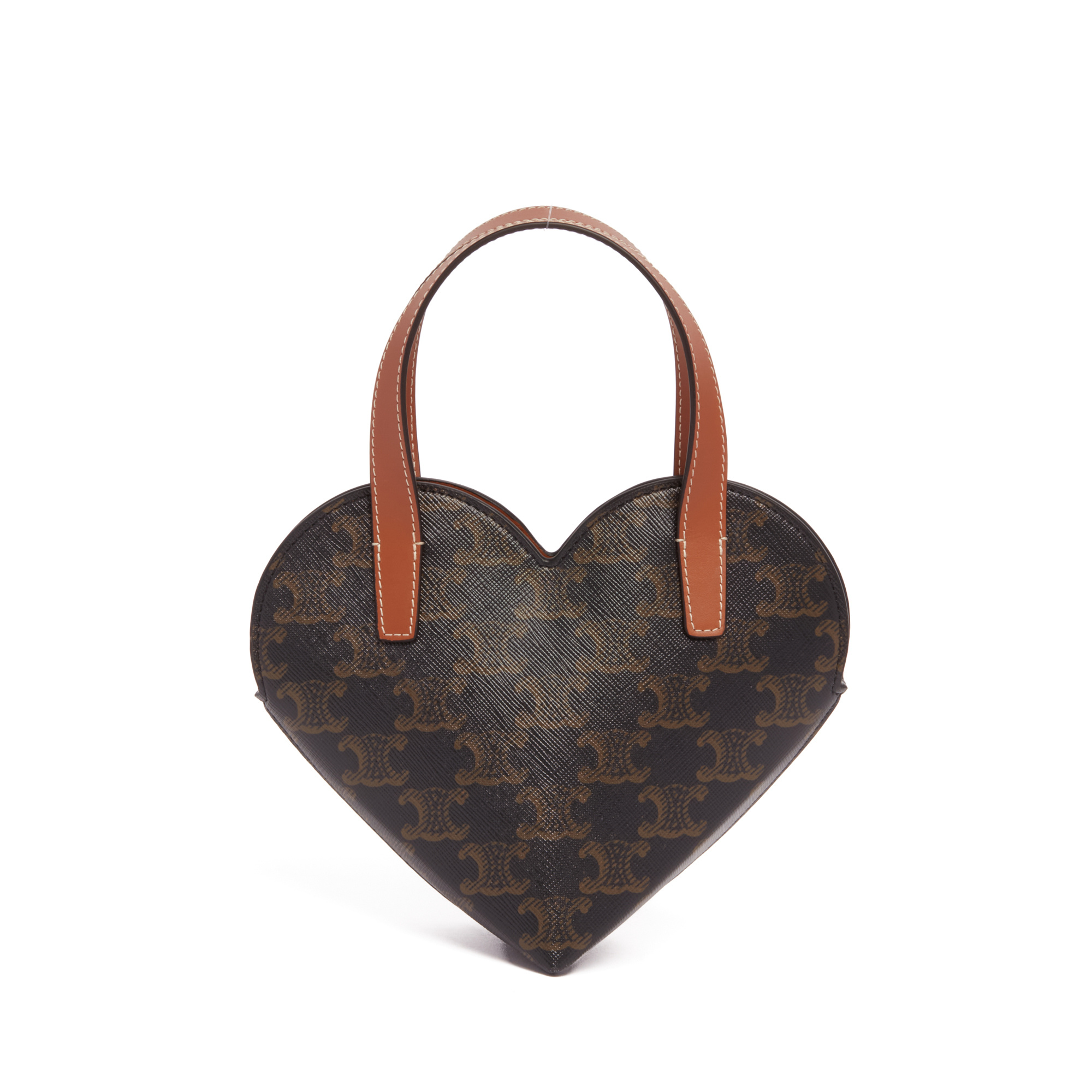 Celine Teen Shoulder Bag With Handle In Brown