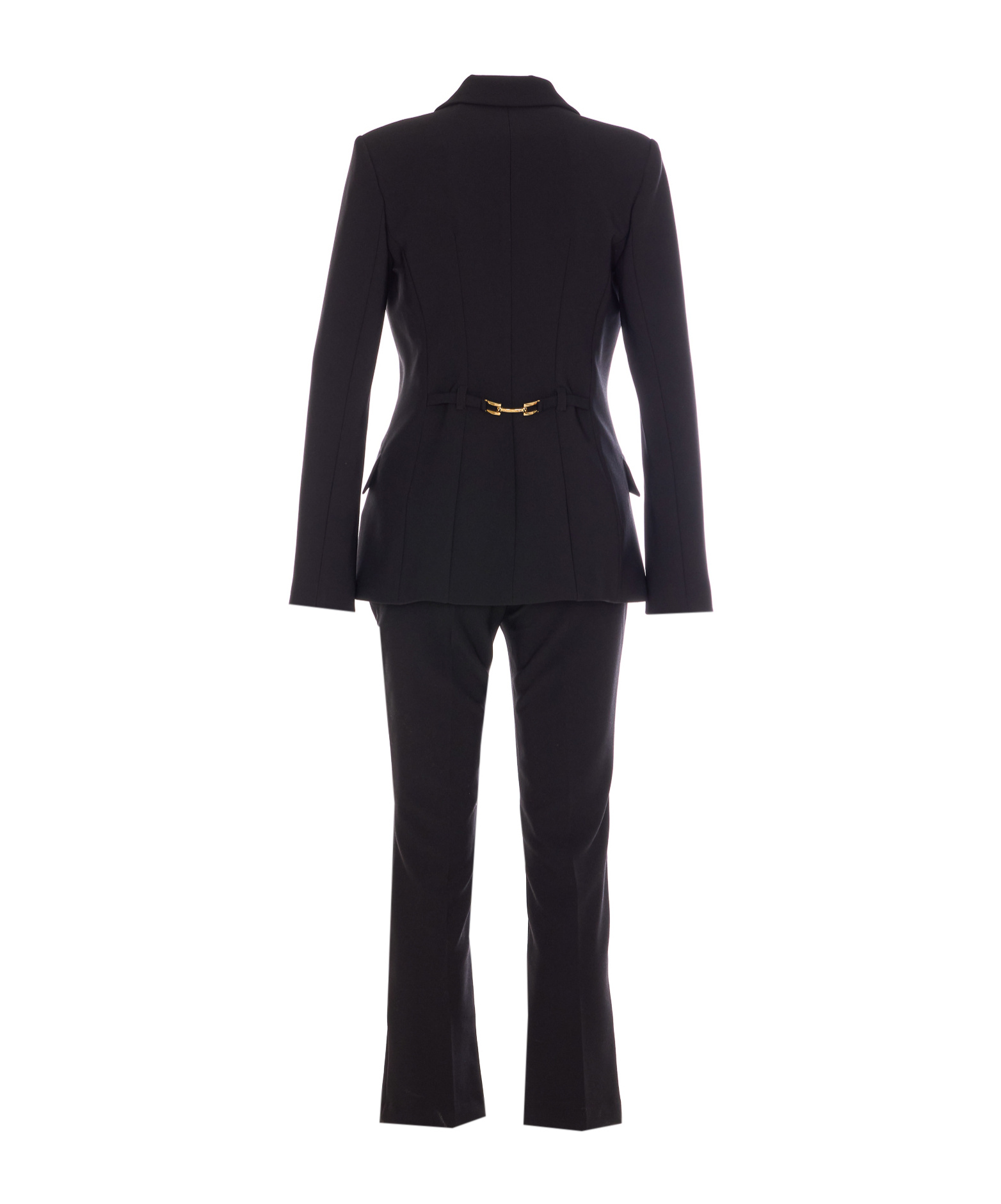 ELISABETTA FRANCHI SINGLE-BREASTED CRPE SUIT
