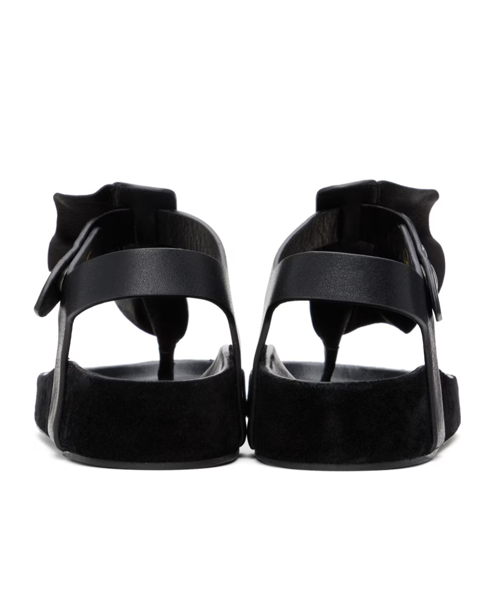 Isabel Marant Black Isela Sandals In Black
