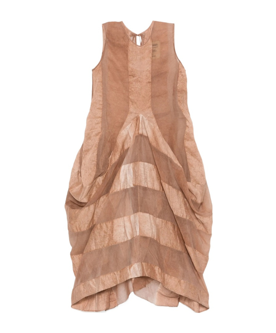 Uma Wang Alani Dress Woman Rose In Light Brown