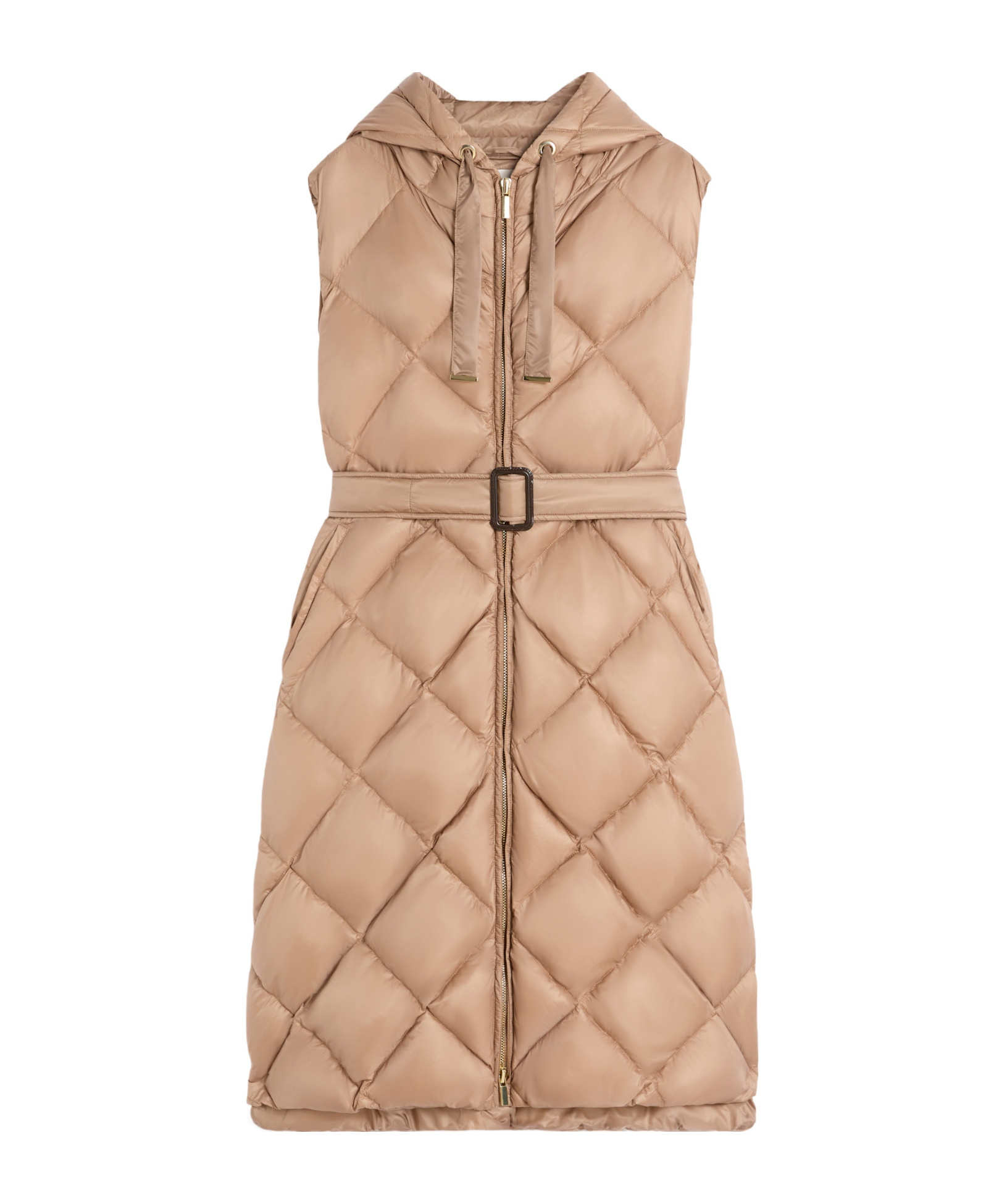 Max Mara The Cube Tregil Padded Gilet In Nude