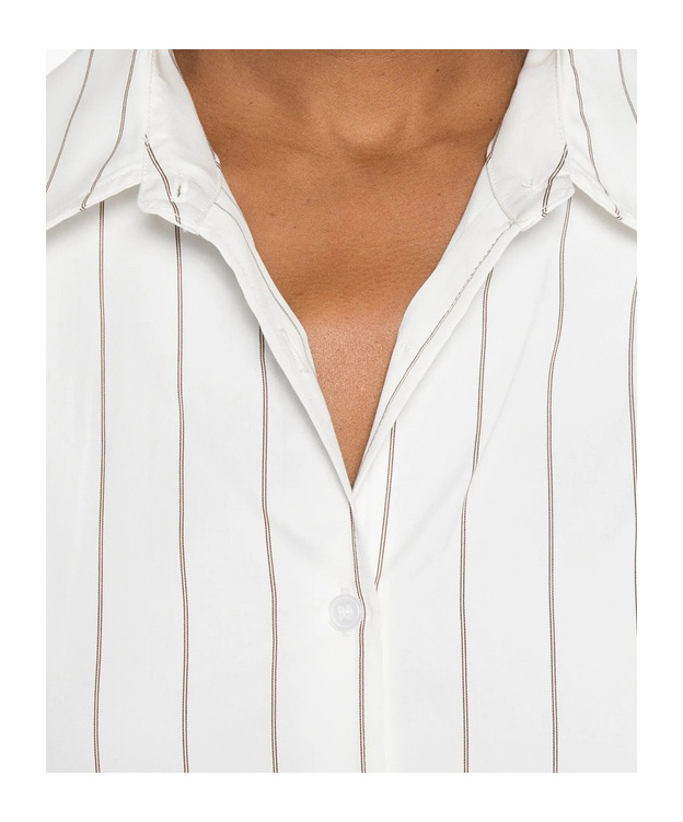 The Frankie Shop Long-sleeved Shirt In White