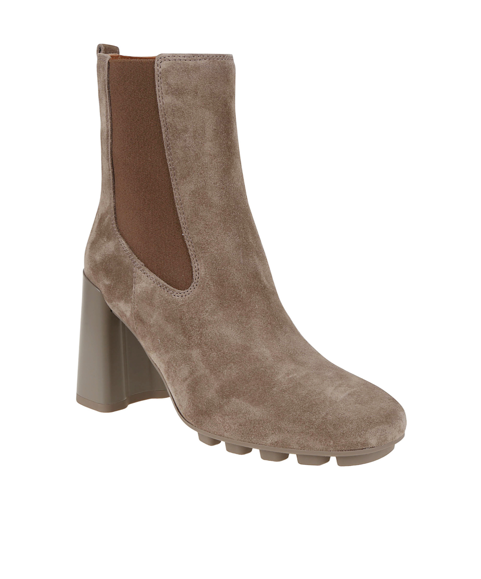 Hogan High Heel Boots In Brown