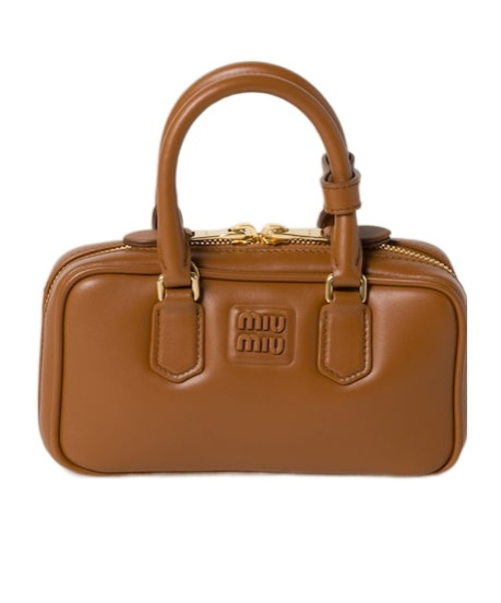 Miu Miu Arcadie Mini Bag In Brown