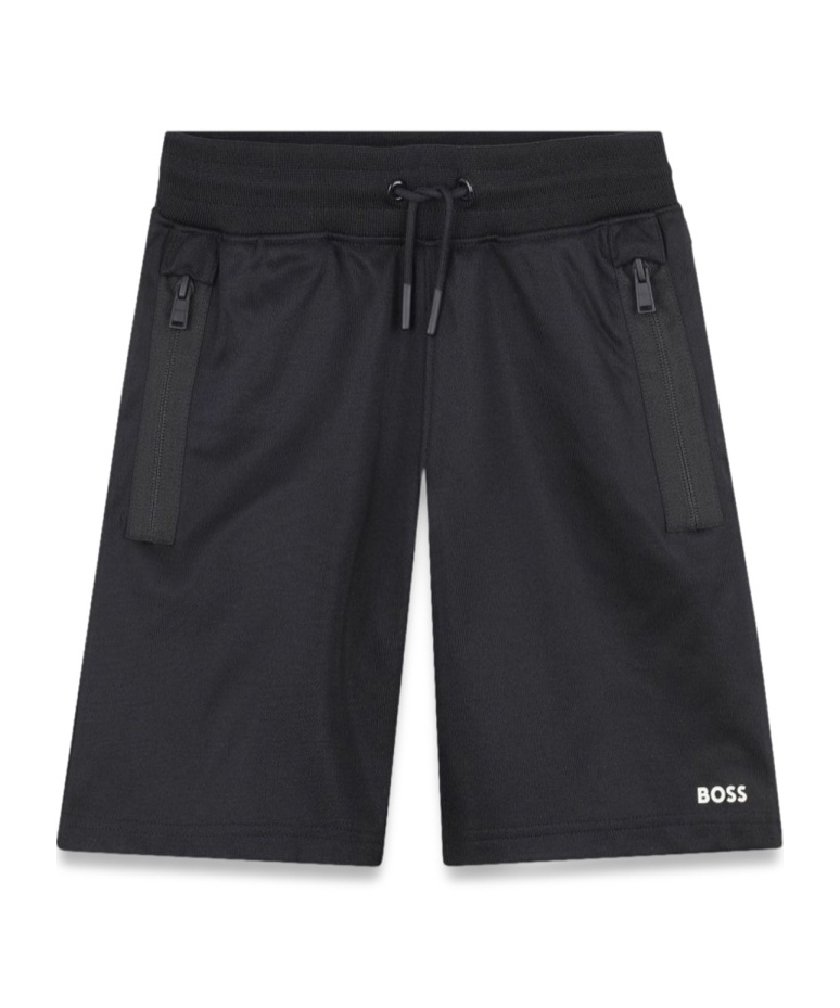 Hugo Boss Long-sleeved Sweatshirt And Shorts Two-pack In White