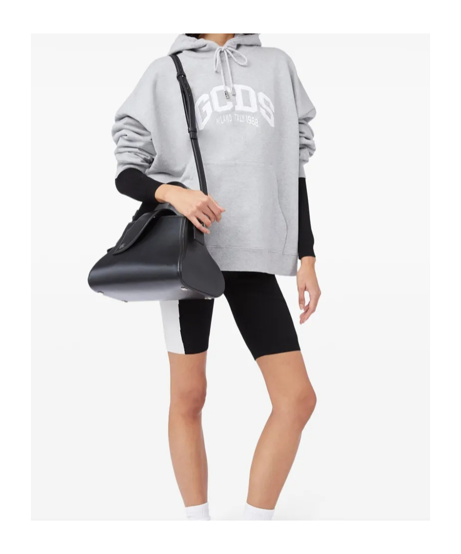 Shop Gcds 1988 Logo-print Hoodie In Grey