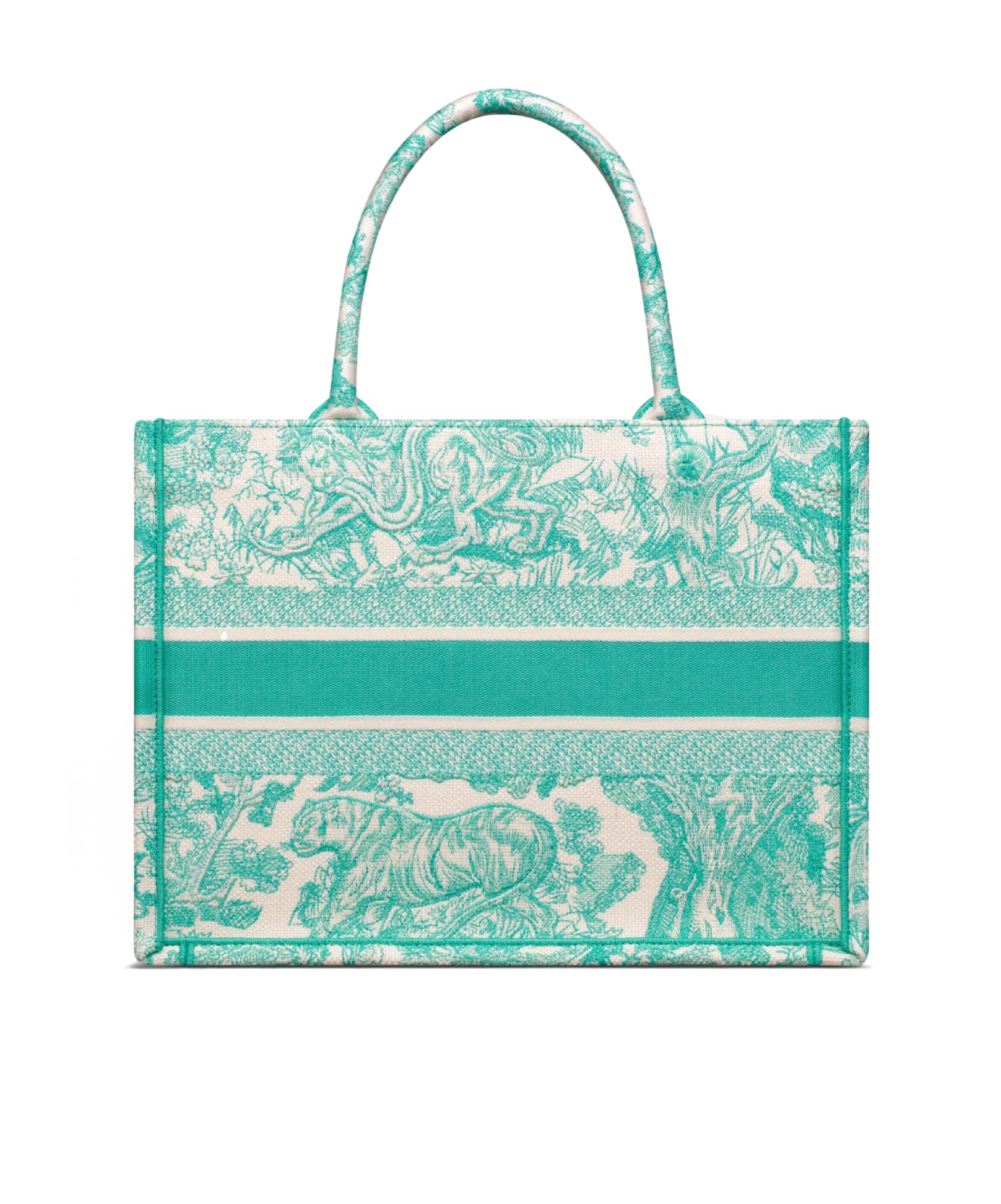 Dior Medium Book Tote Handbag In Green